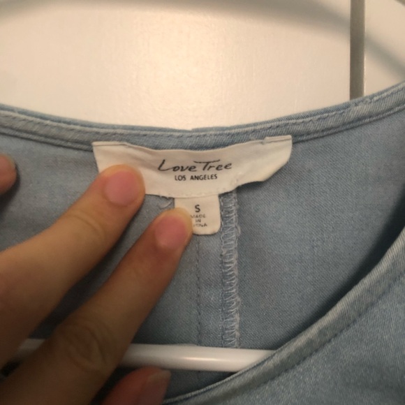 Love Tree denim crop top - Picture 4 of 7